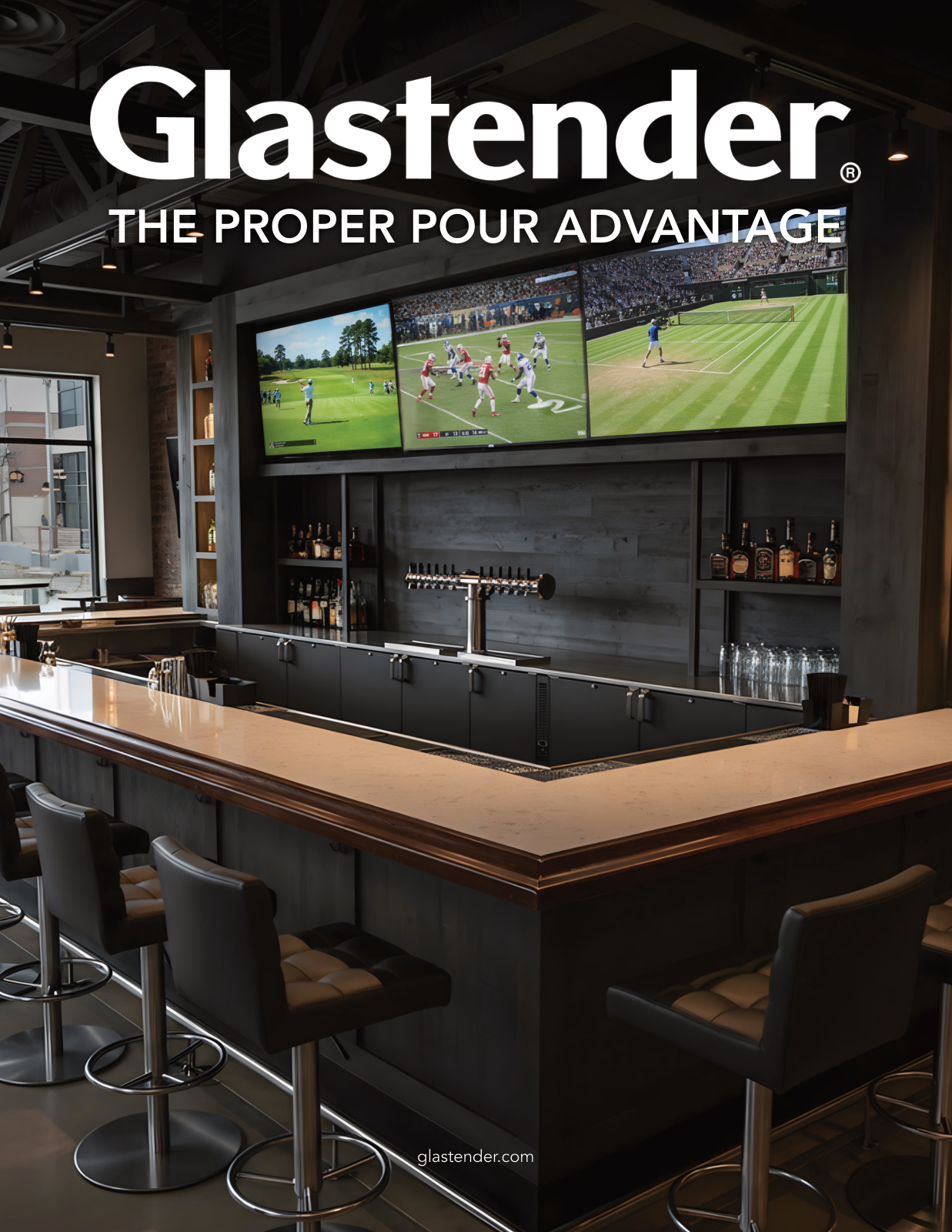 First page of The Proper Pour Advantage brochure