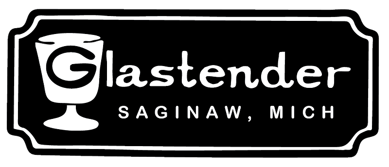 Glastender logo, 1969